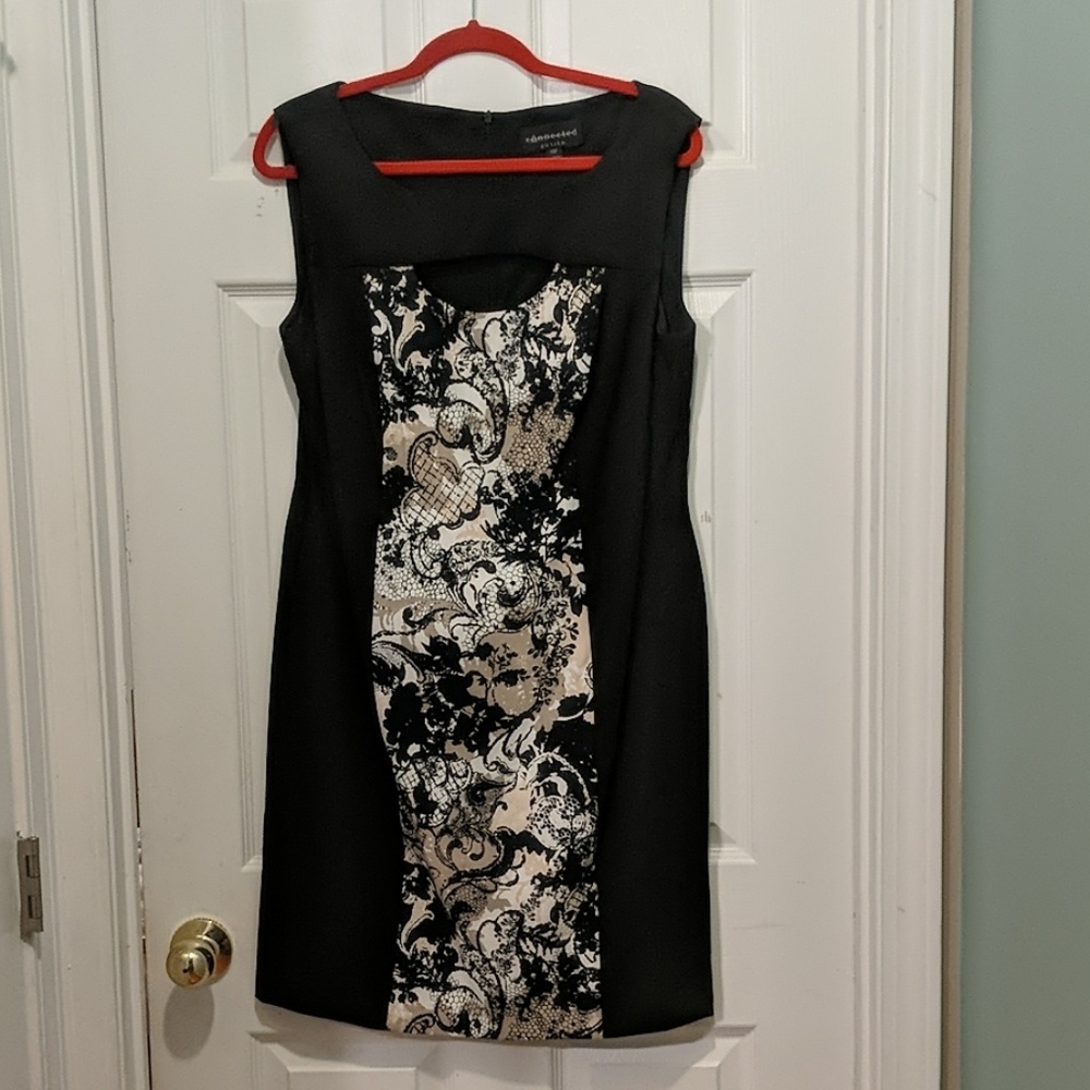 Connected black dress Sz 14P